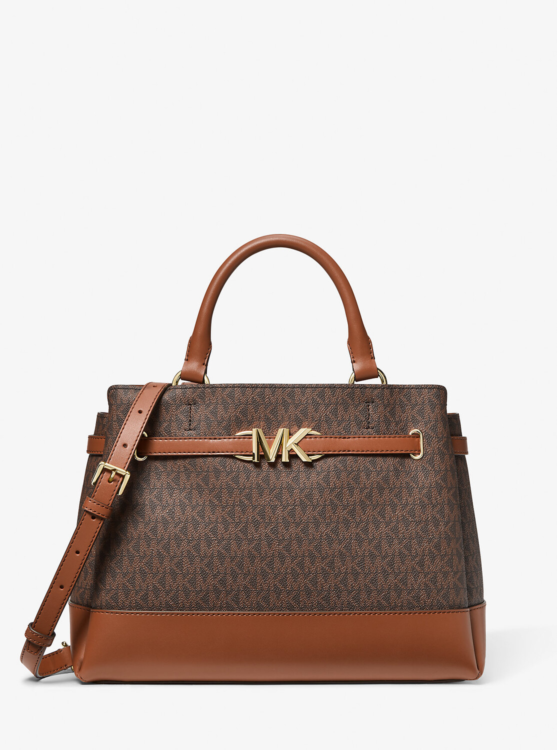 

Большая сумка-тоут Reed на поясе с логотипом Michael Kors, коричневый