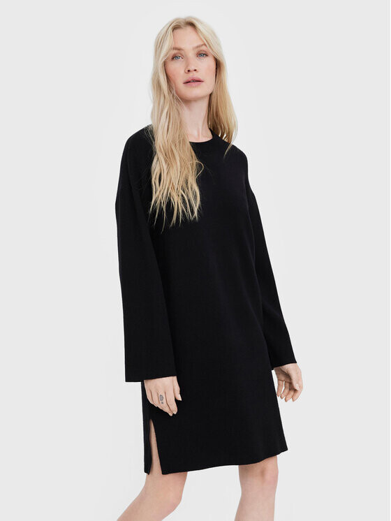 

Трикотажное платье свободного кроя Vero Moda, черный