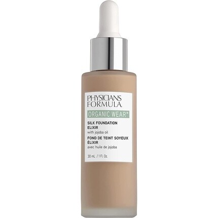 

Physicians Formula Organic Wear Silk Foundation Эликсир с органическим маслом жожоба, алоэ вера, кокосовым маслом и растительным светом цветов кактуса Physician's Formula, Inc