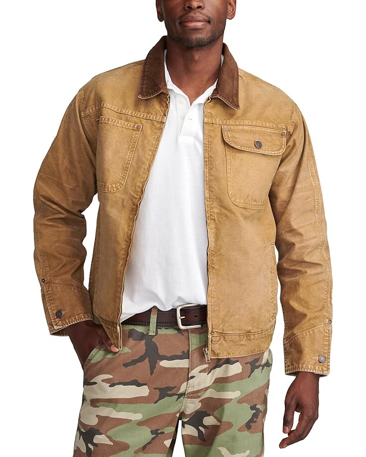

Куртка Lucky Brand Corduroy Collar Trucker, цвет Legend Khaki
