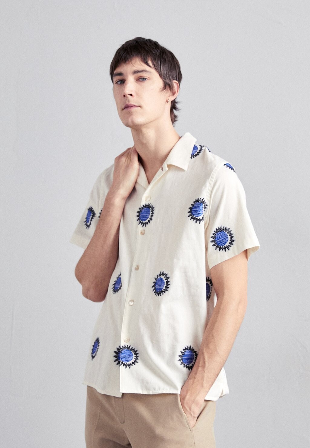 

Рубашка PS Paul Smith, молочный