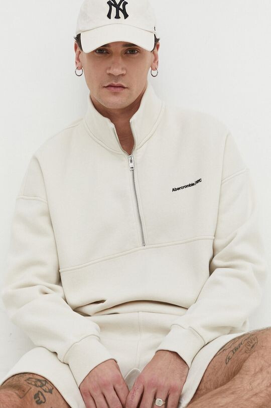 

Толстовка с капюшоном Abercrombie & Fitch, бежевый