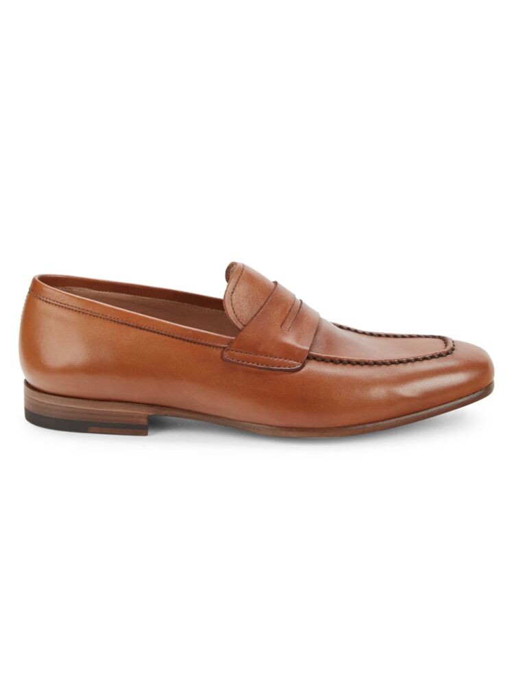 

Кожаные пенни-лоферы Ferragamo, коричневый