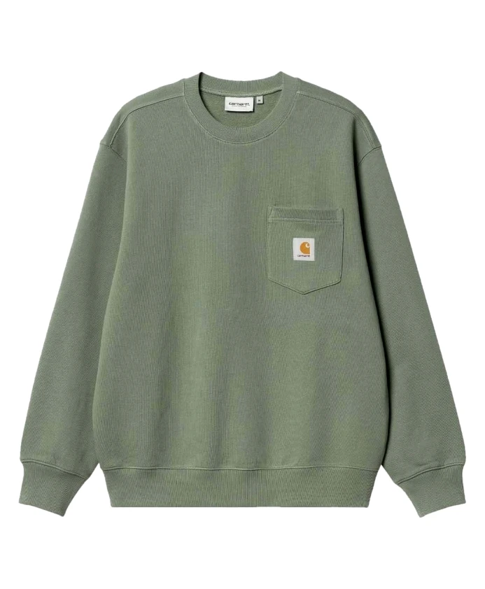 

Толстовка с карманами Carhartt Wip, зеленый