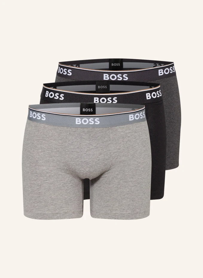 

Комплект из 3 боксеров Boss, черный