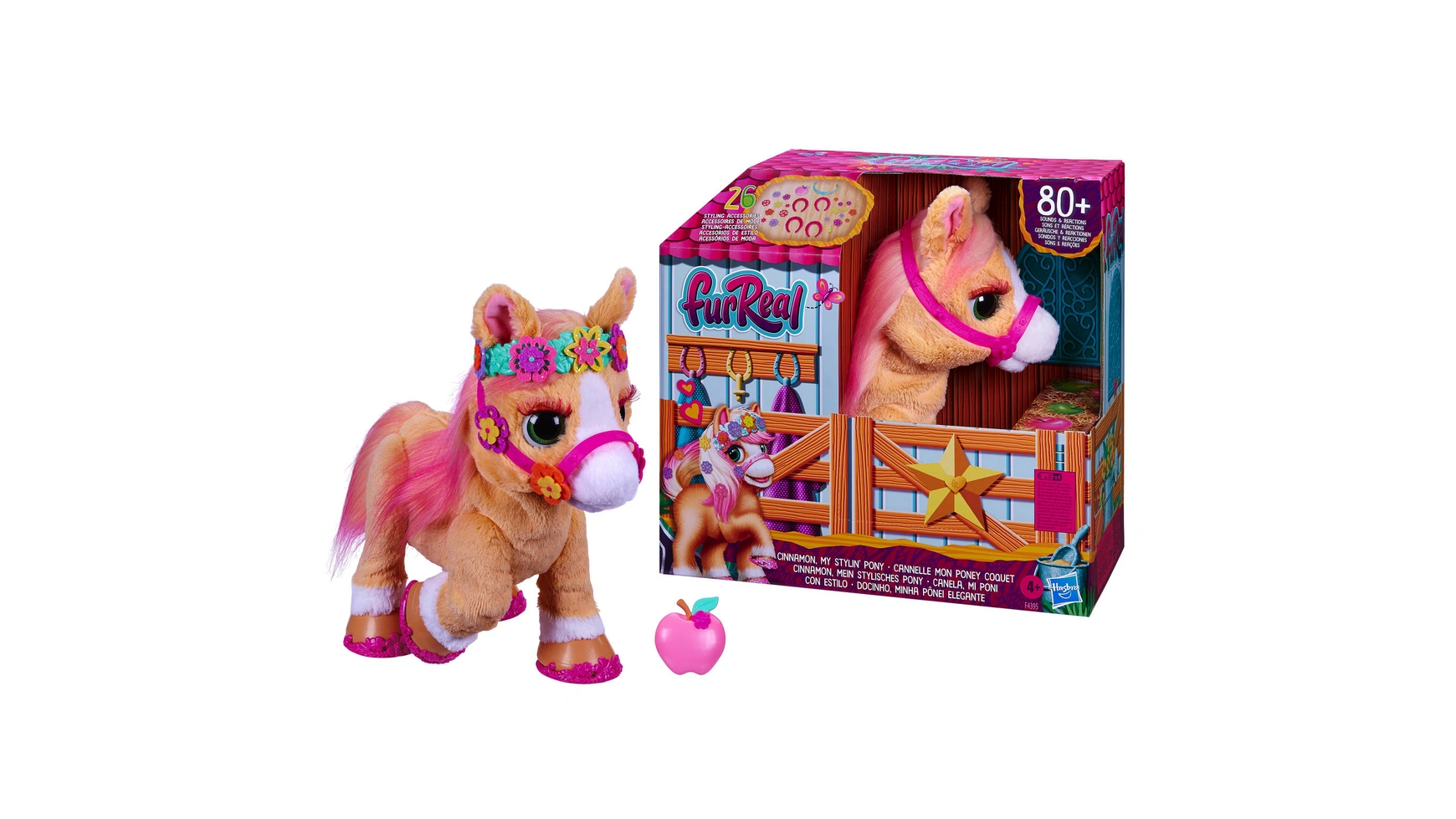 Hasbro Друзья FurReal FurReal Cinnamon, моя стильная пони furreal поющие зверята c2173