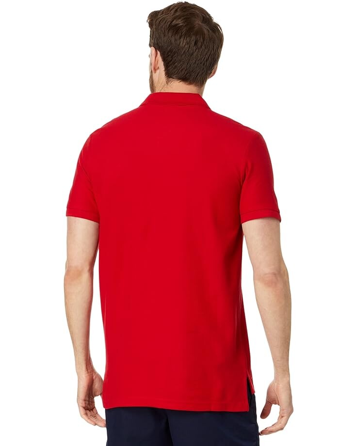 

Поло U.S. POLO ASSN. USPA Performance Pique Short Sleeve Polo, цвет Engine Red