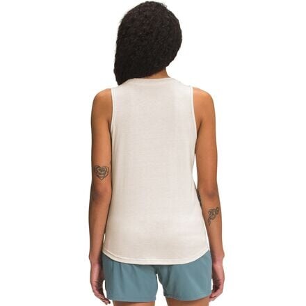 

Майка Tri-Blend с простым логотипом женская The North Face, цвет Gardenia White Heather