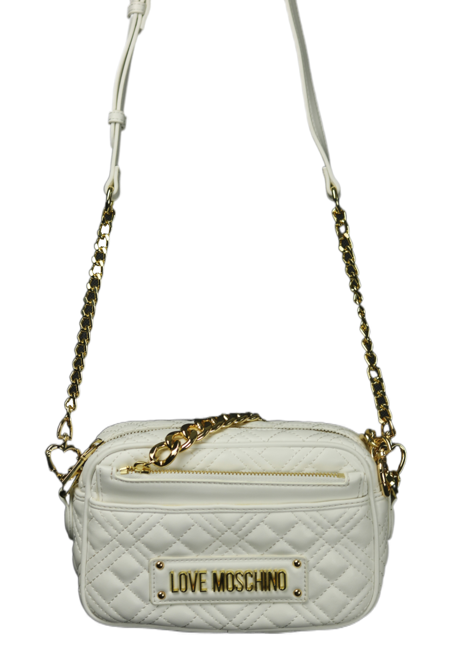 

Сумка через плечо Love Moschino Umhängetasche Borsa Quilted, цвет Off white