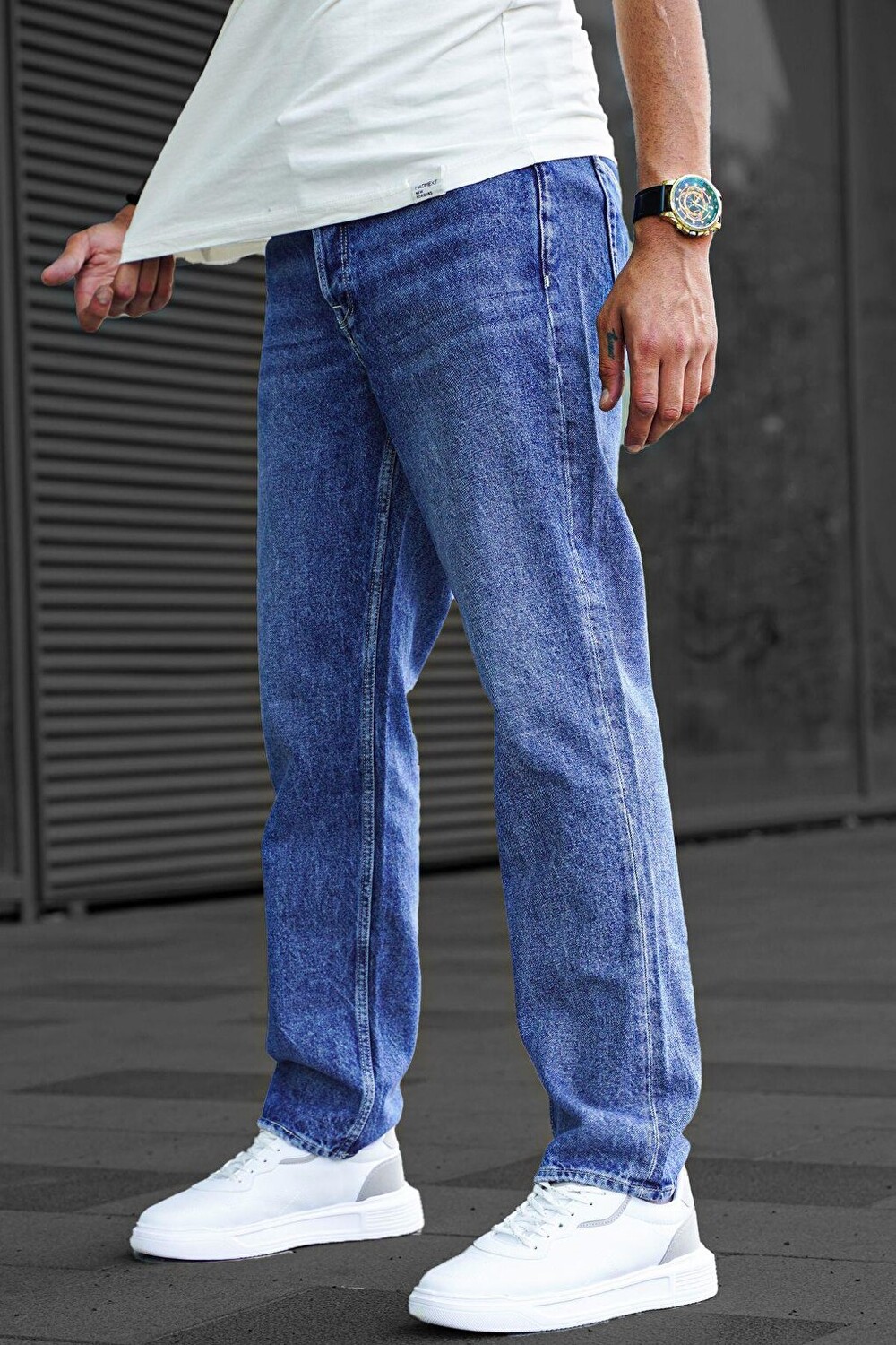 

Мужские синие джинсы Baggy Premium Jean 6841 MADMEXT