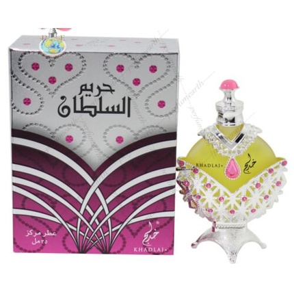 Hareem Sultan Silver By Khadlaj Concentrated Perfume Oil 35ml/1.4 Unisex Ard Al Zaafaran