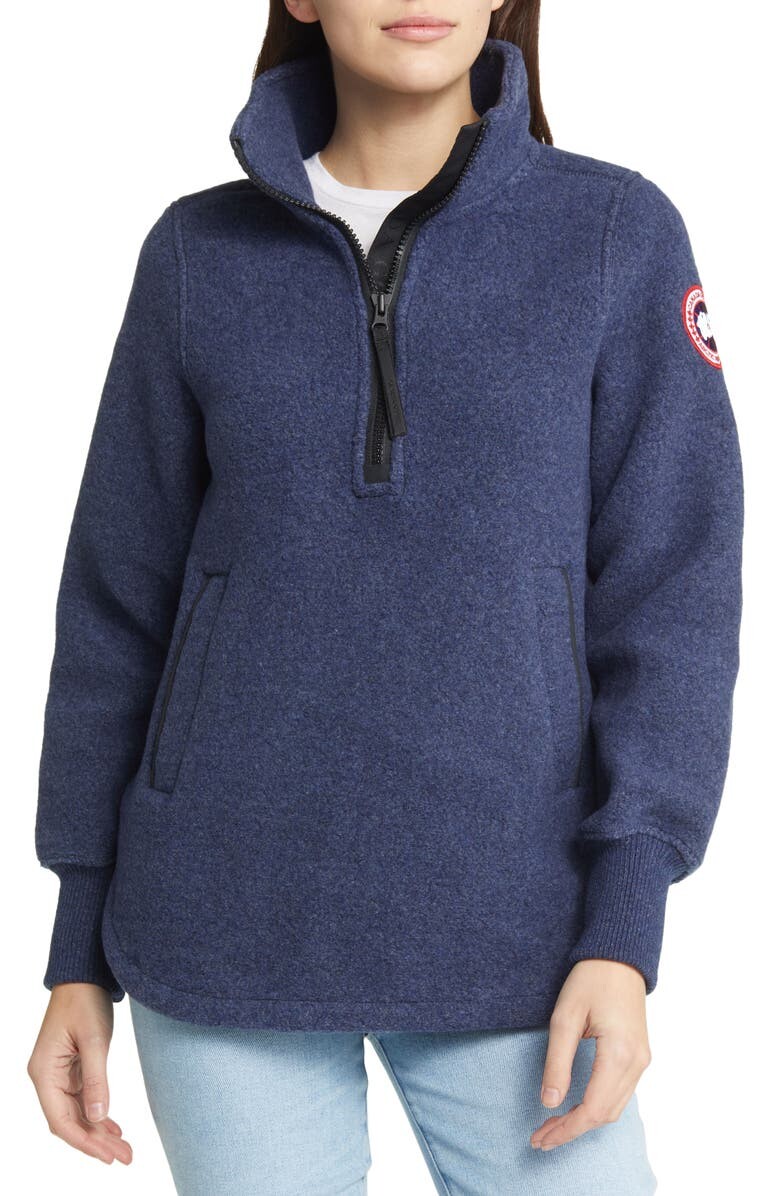 

Флисовый пуловер Severn с молнией до половины CANADA GOOSE