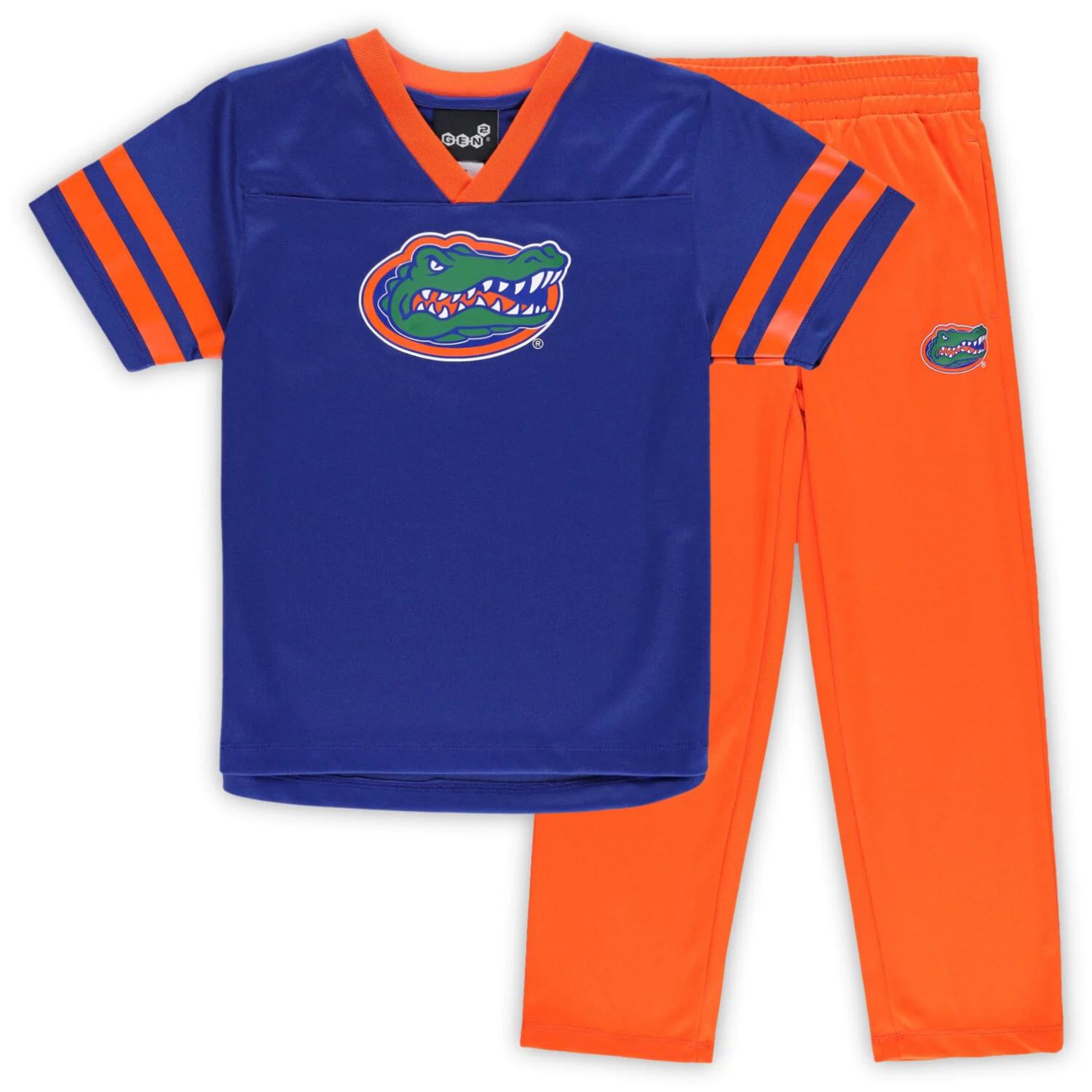 Комплект из джерси и брюк Infant Royal/оранжевого цвета Florida Gators Red Zone Outerstuff