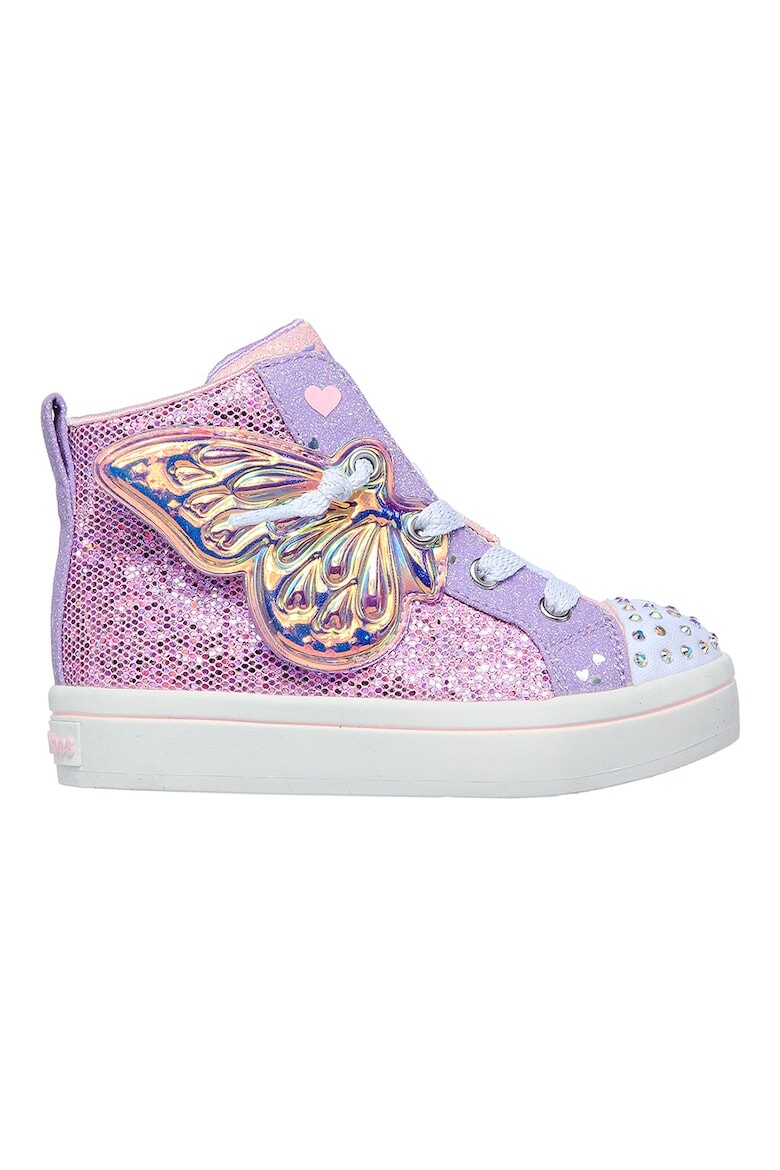 Кроссовки Twi-Lites 2 0 - подсветка Butterfly Wishes Skechers, желтый кеды для девочек skechers twi lites 2 0 фиолетовый