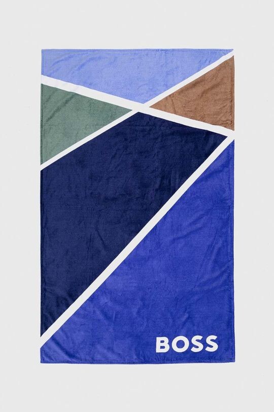 

Полотенце с добавлением шерсти Boss, синий