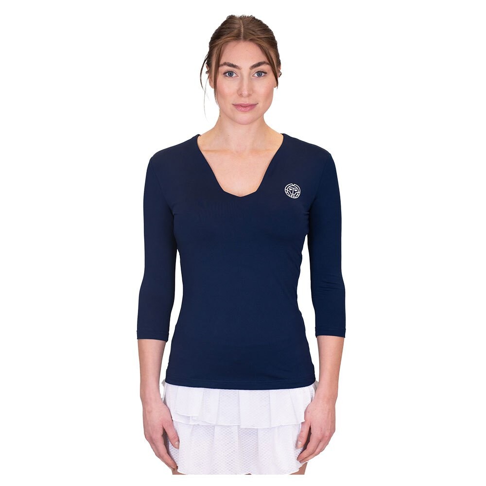 

Футболка с длинным рукавом Bidi Badu Crew V-Neck, синий