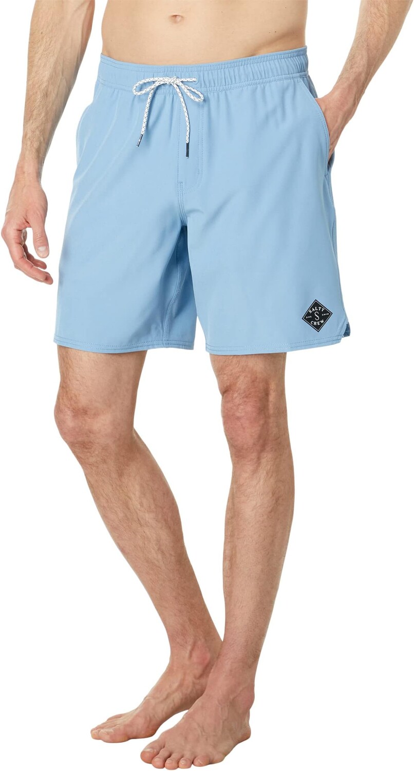 

Шорты для плавания Lowtide Elastic 18 дюймов Salty Crew, цвет Marine Blue