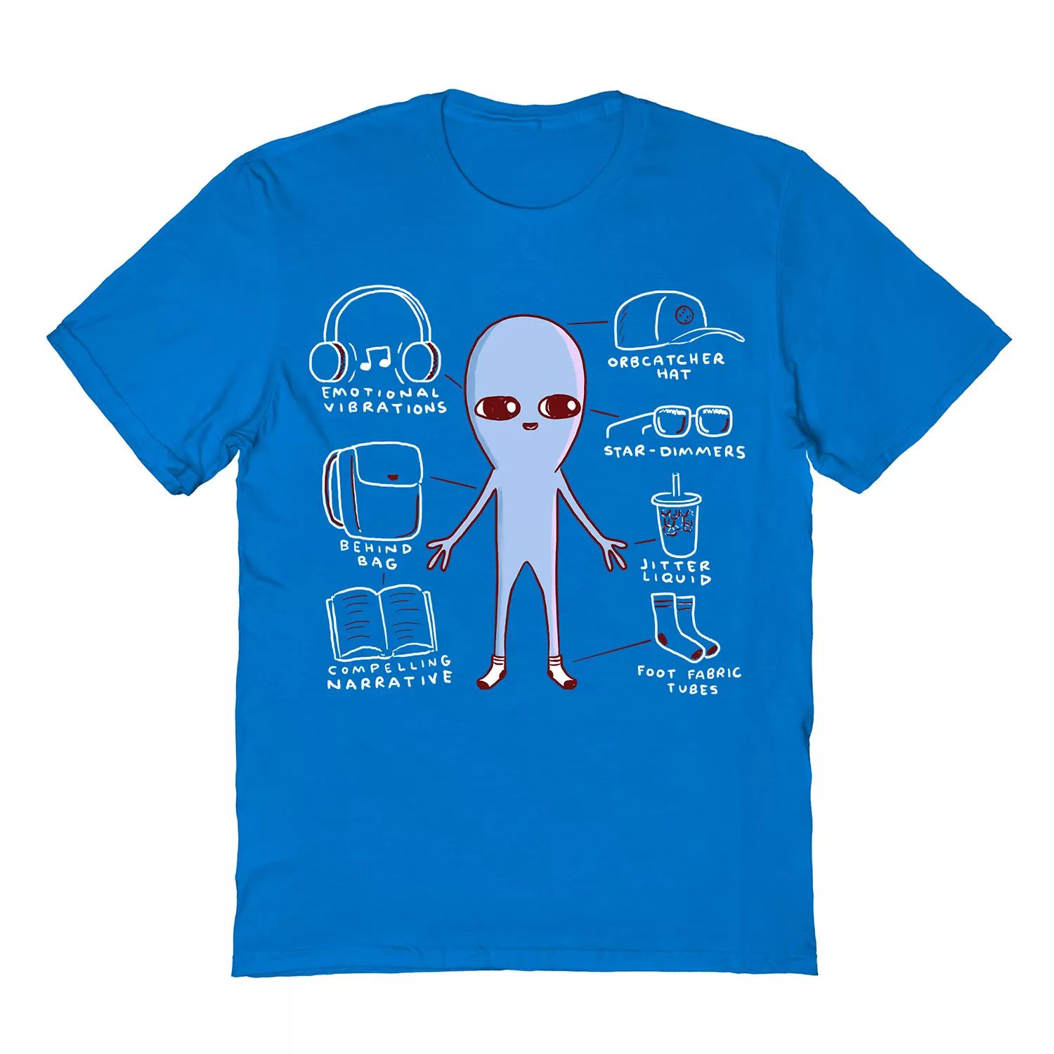 Мужская футболка Strange Planet от Nathan Pyle Essentialbeing Accesories COLAB89 by Threadless