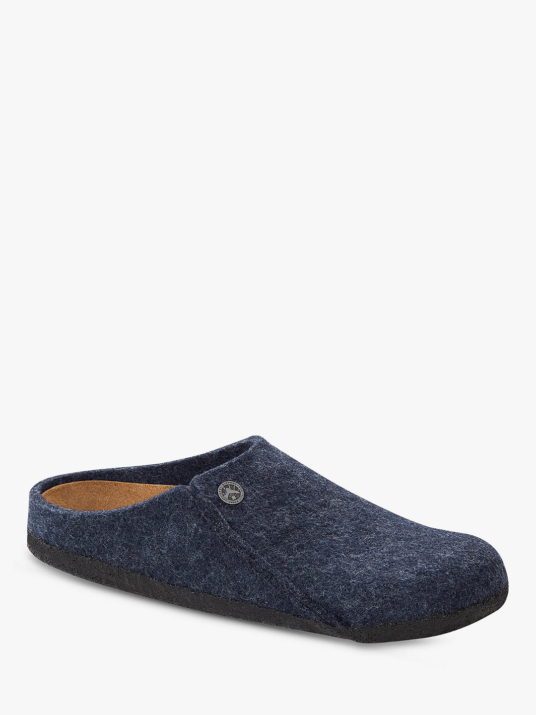 

Шерстяные фетровые тапочки Birkenstock Zermatt, темно-синие