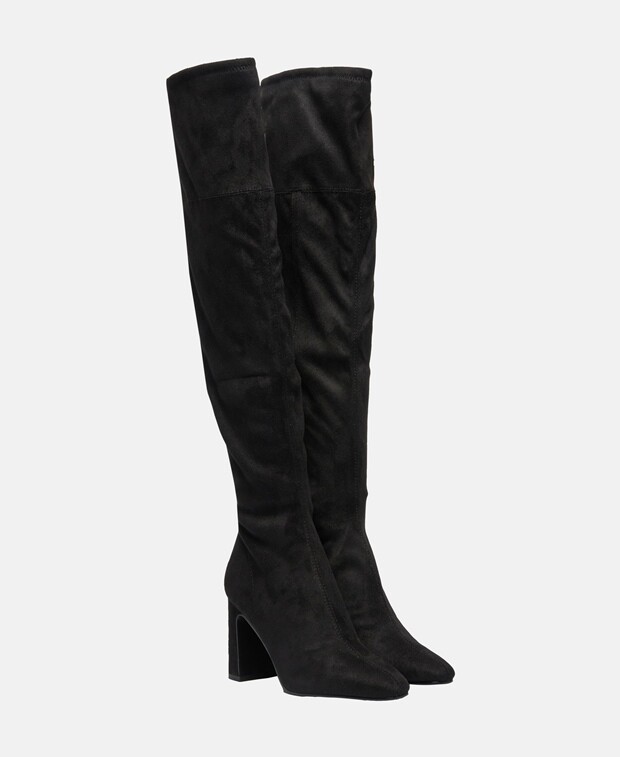 

Сапоги выше колена Steve Madden, черный
