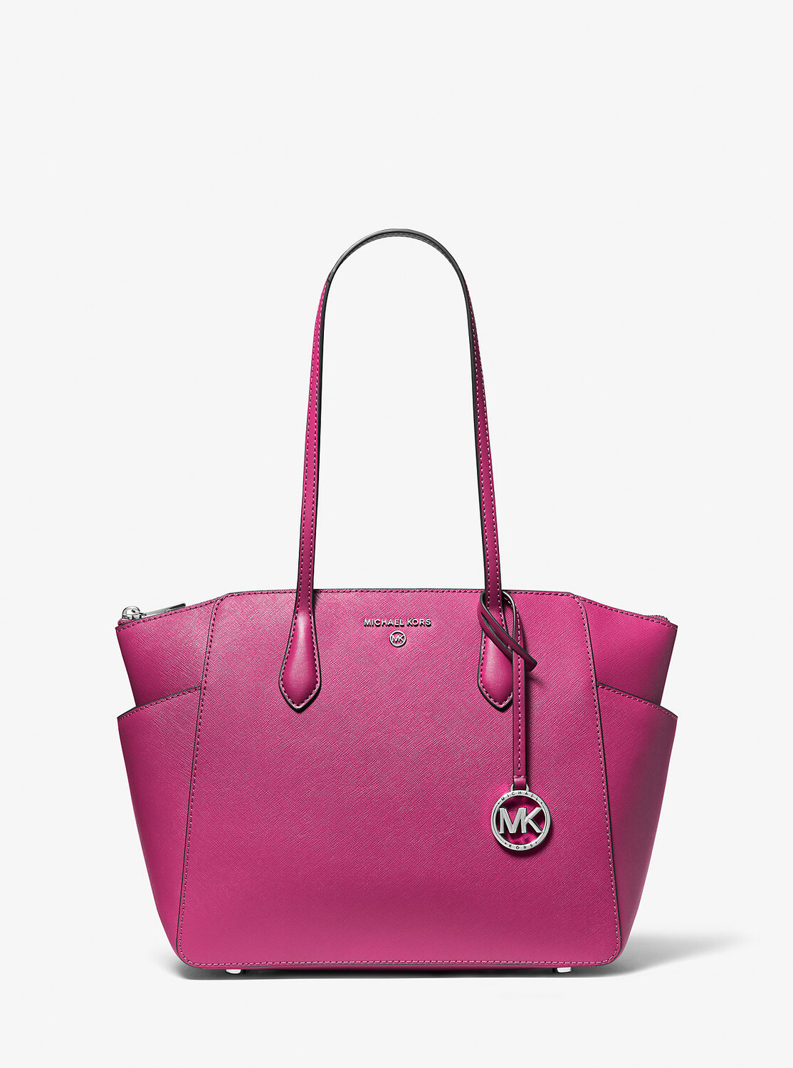 

Большая сумка Marilyn из сафьяновой кожи среднего размера Michael Kors