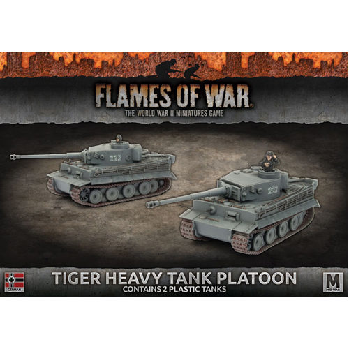 Фигурки Flames Of War: Tiger Heavy Tank Platoon (X2 Plastic)