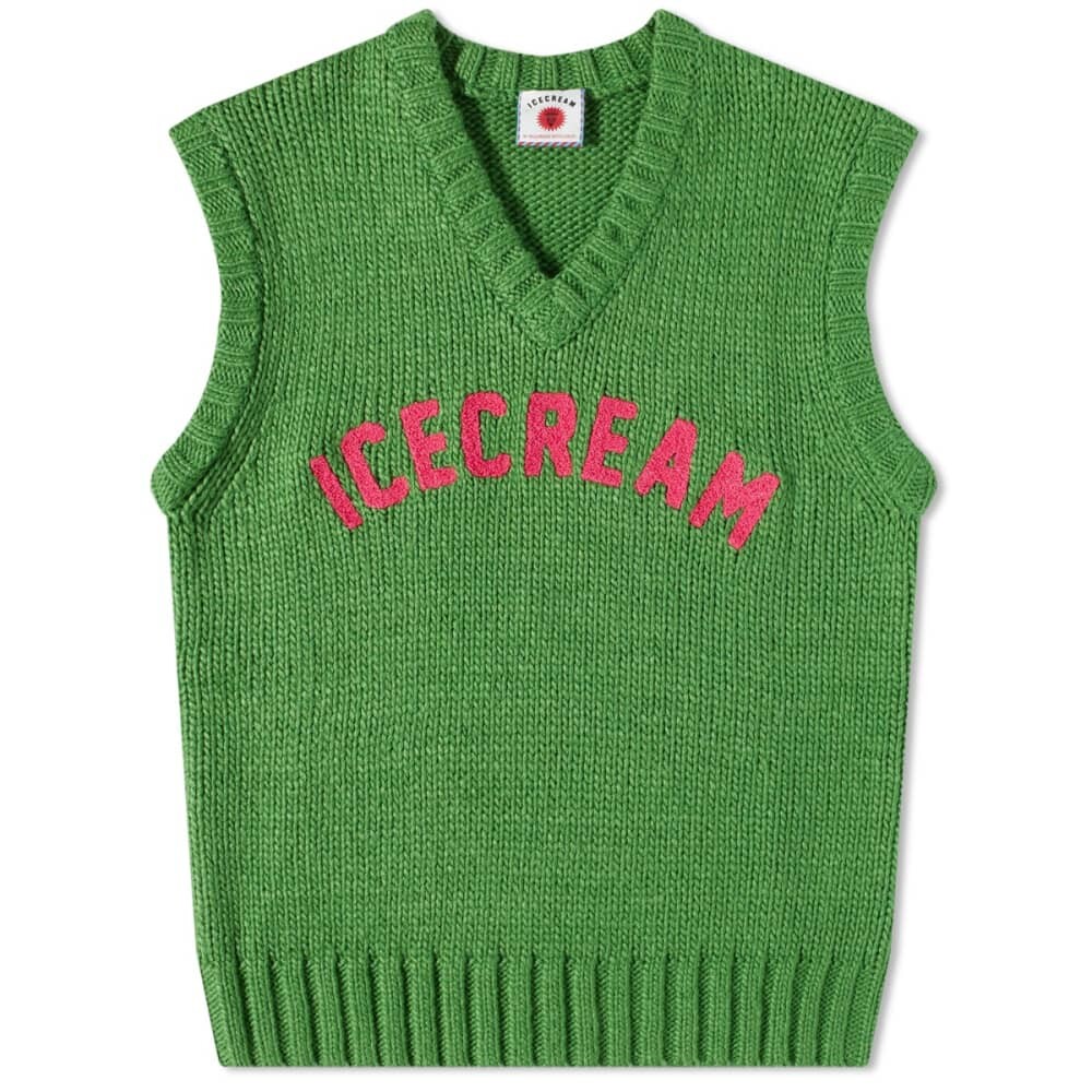 

Icecream Вязаный жилет, зеленый