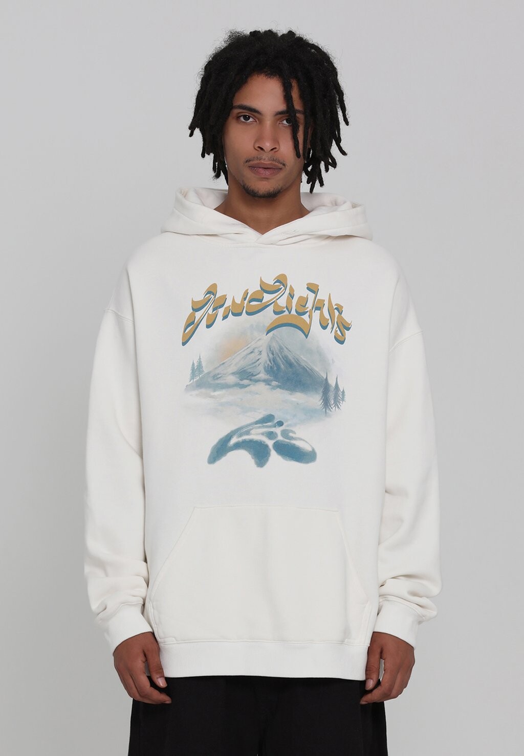 

Толстовка MOUNT FUJI HOODIE UNISEX LOW LIGHTS STUDIOS, экрю