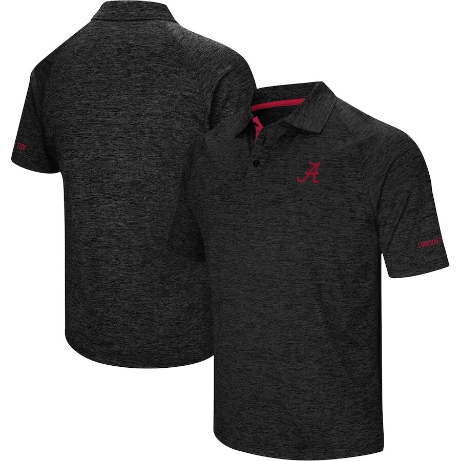 

Поло с коротким рукавом Colosseum Alabama Crimson Tide, черный
