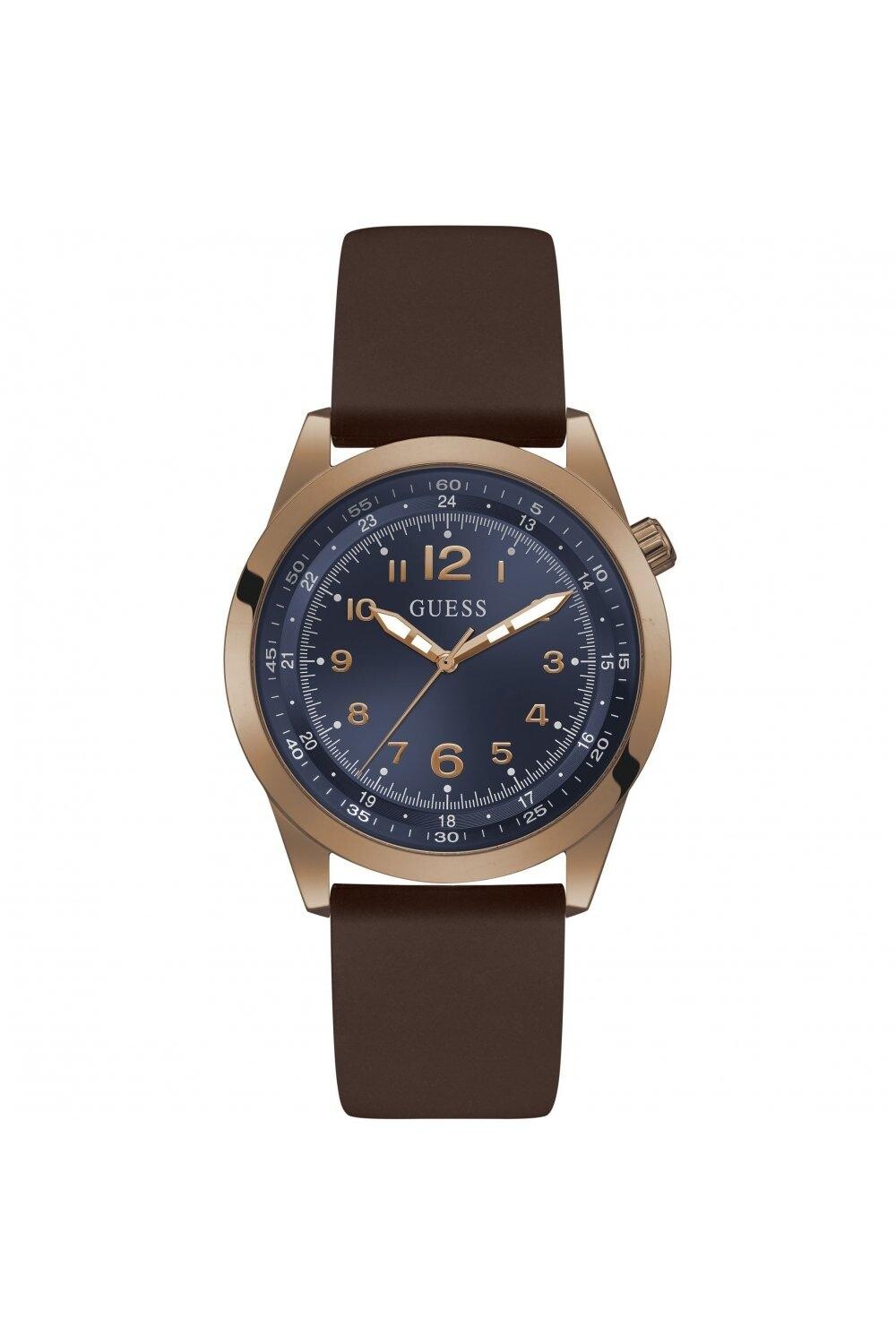 

Модные аналоговые кварцевые часы Max из нержавеющей стали - Gw0494G3 Guess, синий