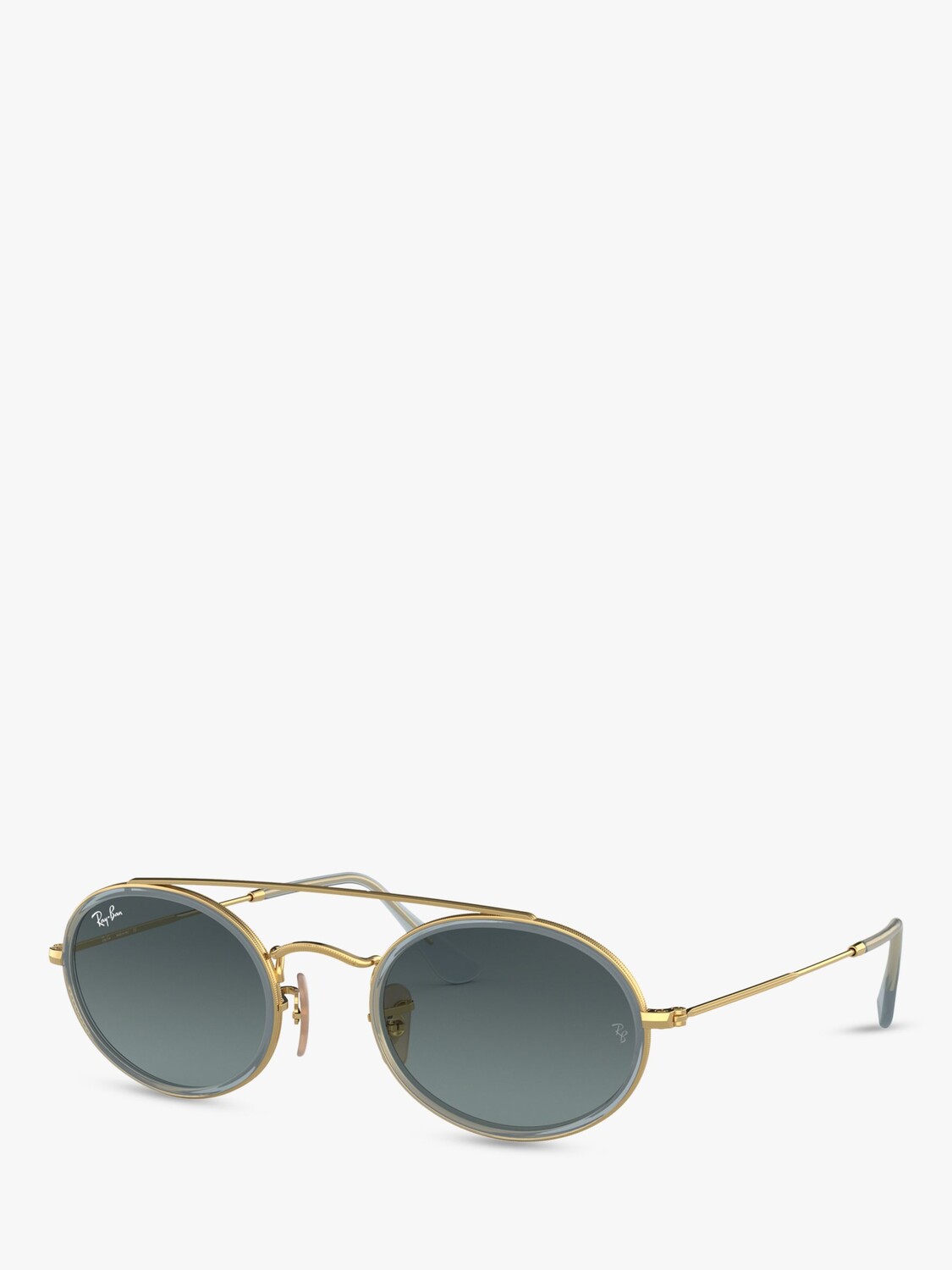 

Солнцезащитные очки Ray-Ban RB3847N унисекс овальной формы, золотисто-серо-синий с градиентом