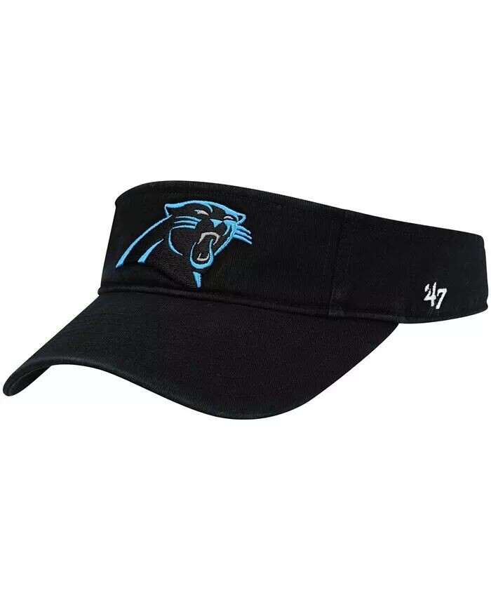 

Мужской козырек Black Carolina Panthers Clean Up '47 Brand, черный