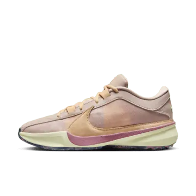 

Кроссовки Nike Giannis Freak 5 Basketball Shoes, цвет Fossil Stone/Alabaster/Desert Berry/Celestial Gold