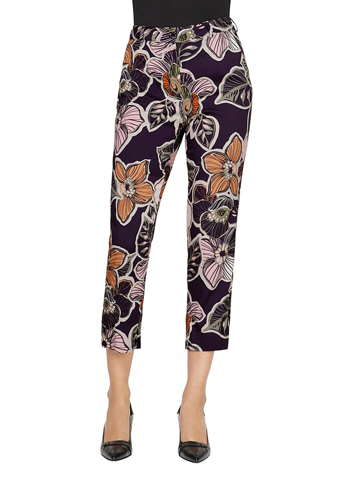 

Брюки Heine Hose, цвет Aubergine/Bunt