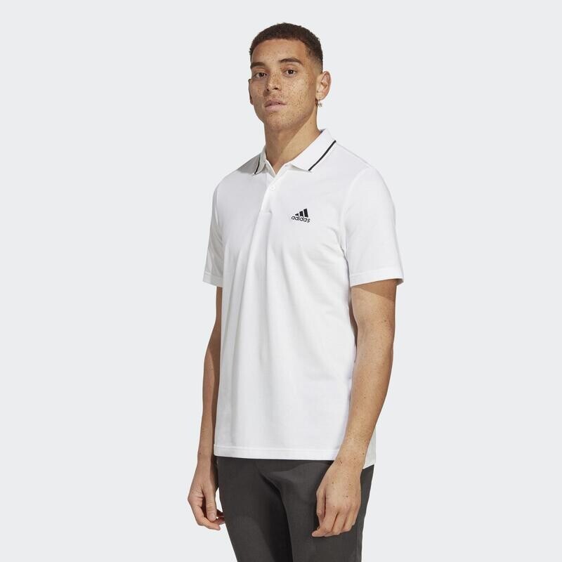 

Рубашка-поло с небольшим логотипом Essentials Пике ADIDAS, цвет weiss