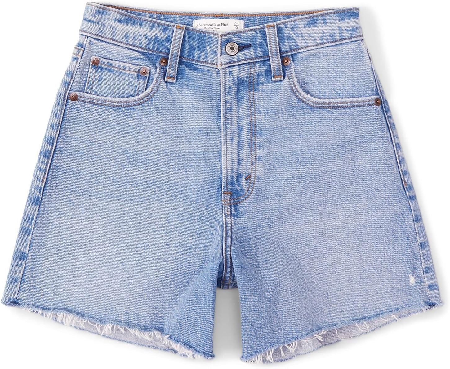 

Классические шорты для папы с высокой посадкой Abercrombie & Fitch, цвет Light