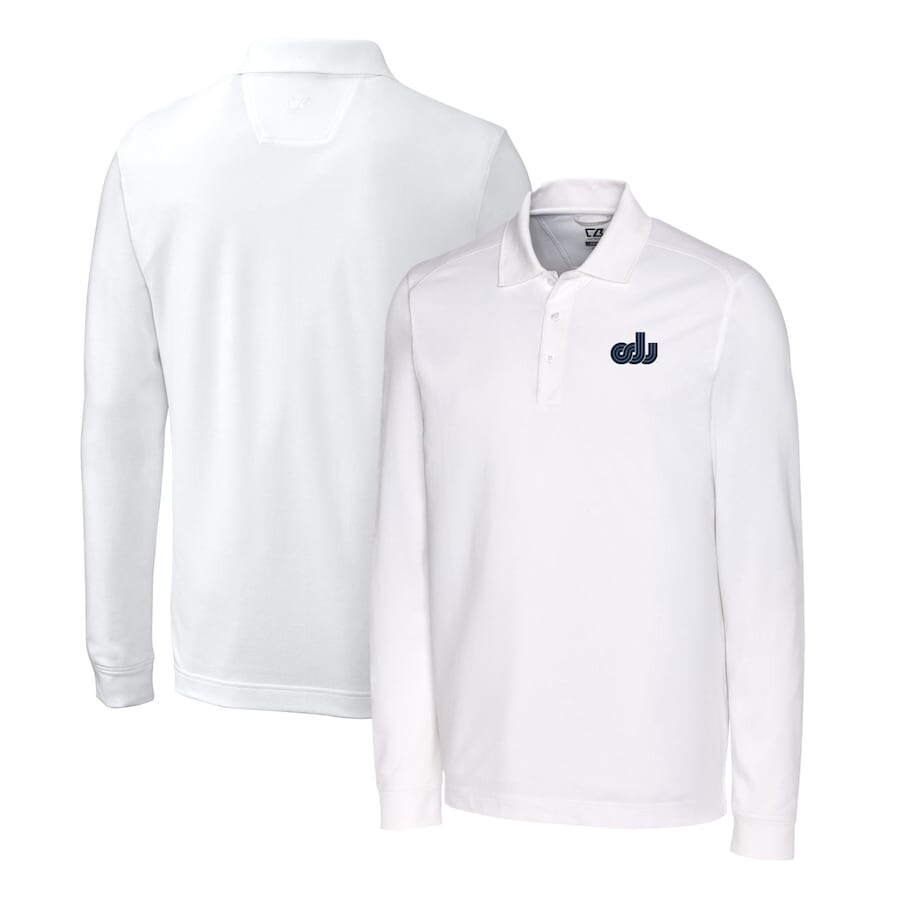 

Поло с длинным рукавом Cutter & Buck Old Dominion Monarchs, белый