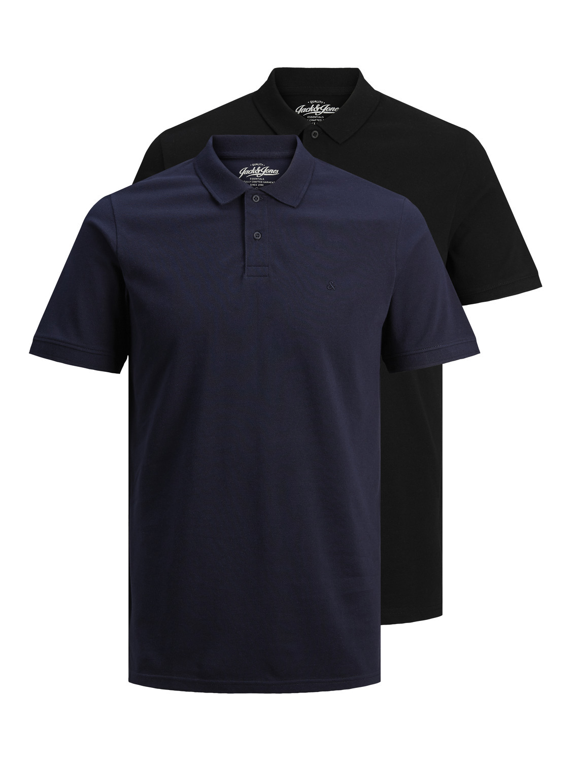 

Поло Jack & Jones Jack & Jones 2Pack Polo 2Pack Polohemd JJEBASIC POLO, темно-синий