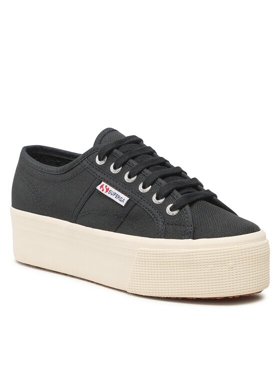 

Кроссовки из ткани Superga, черный