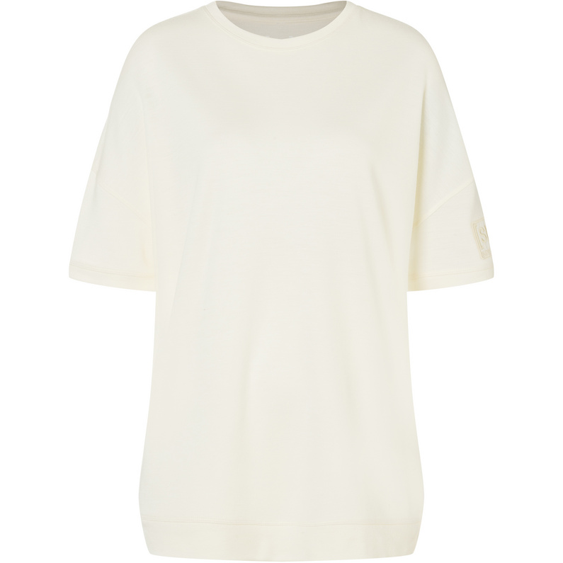 Женская футболка оверсайз из органического материала Super.Natural, белый футболка женская оверсайз demix белый