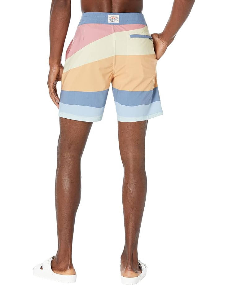 Шорты для плавания Faherty Soleil Boardshorts, цвет Sun and Wave классические шорты для плавания 7 дюймов faherty цвет fish scale batik