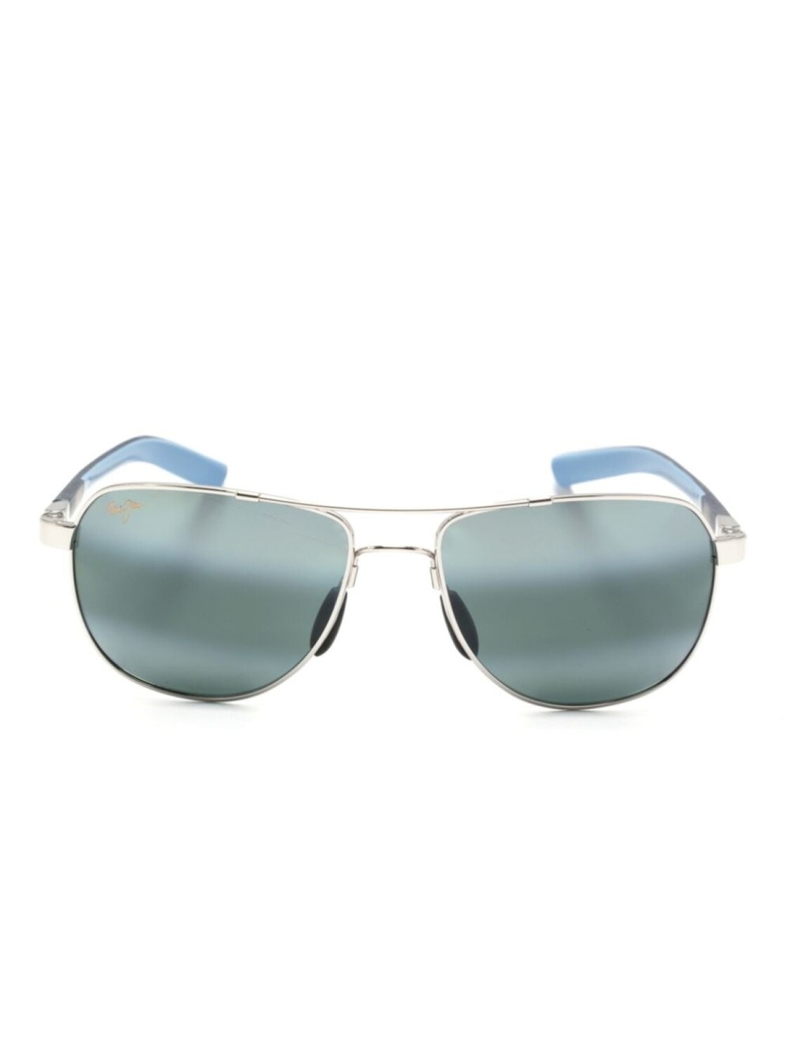 

Maui Jim солнцезащитные очки-пилоты Guardrails, серебряный