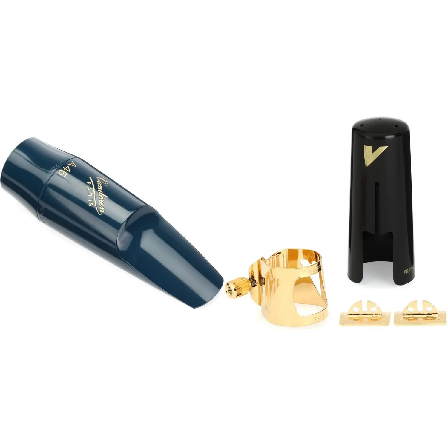 

Мундштук для альт-саксофона Vandoren SM602 Blue Jumbo JAVA и оптимальная лигатура с колпачком - A45