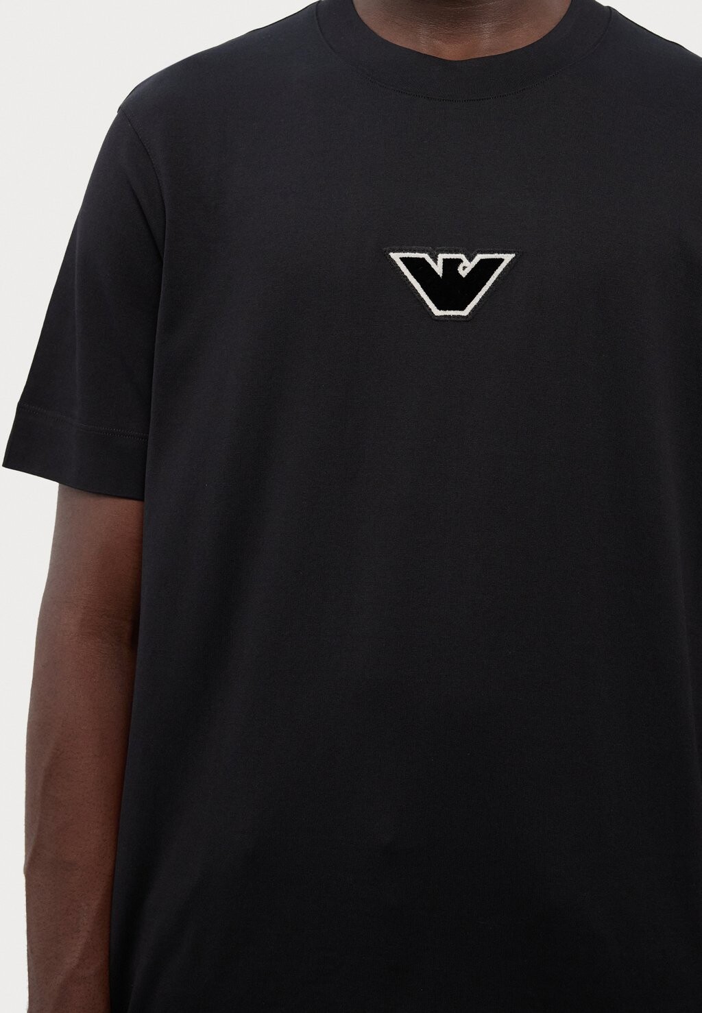 

Футболки с принтом Emporio Armani, черный