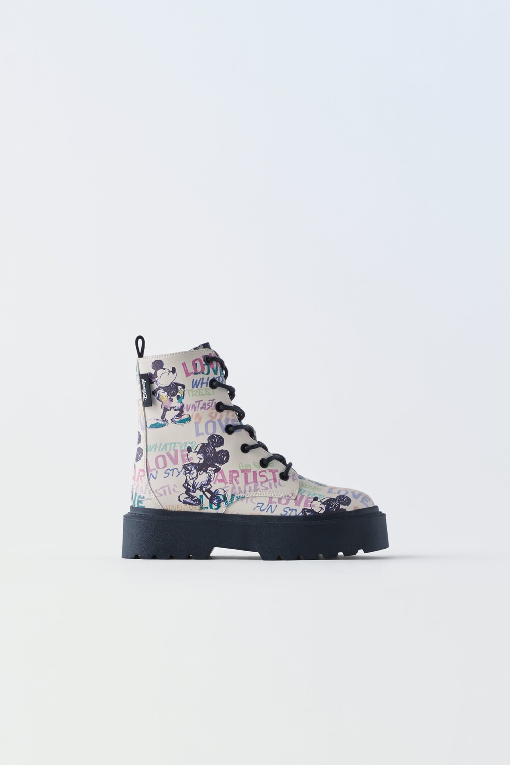 

Микки маус disney ankles Zara, экрю белый