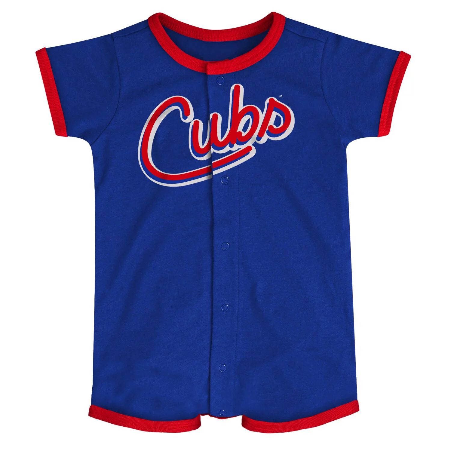 Комбинезон Royal Chicago Cubs в полоску для новорожденных и младенцев Power Hitter Outerstuff