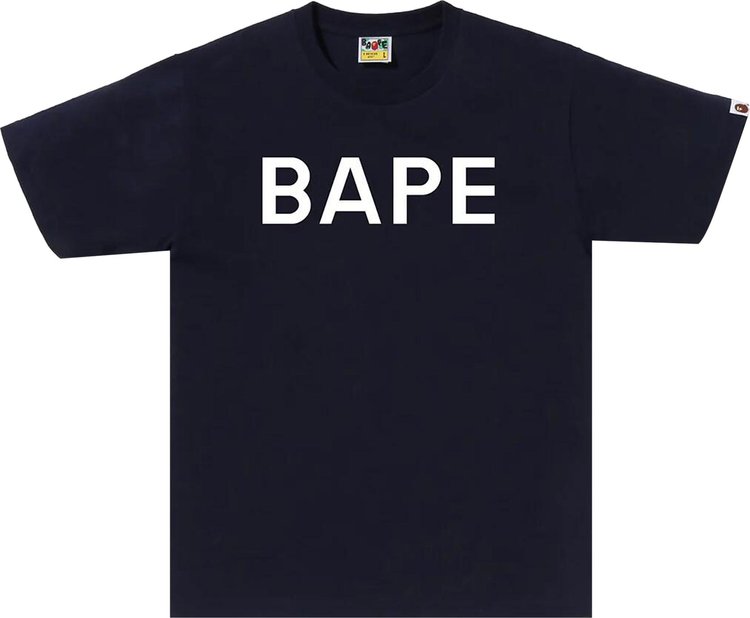 

Футболка BAPE Logo 'Navy', синий