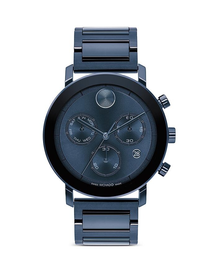 

Хронограф Bold Evolution Movado 42 мм, синий