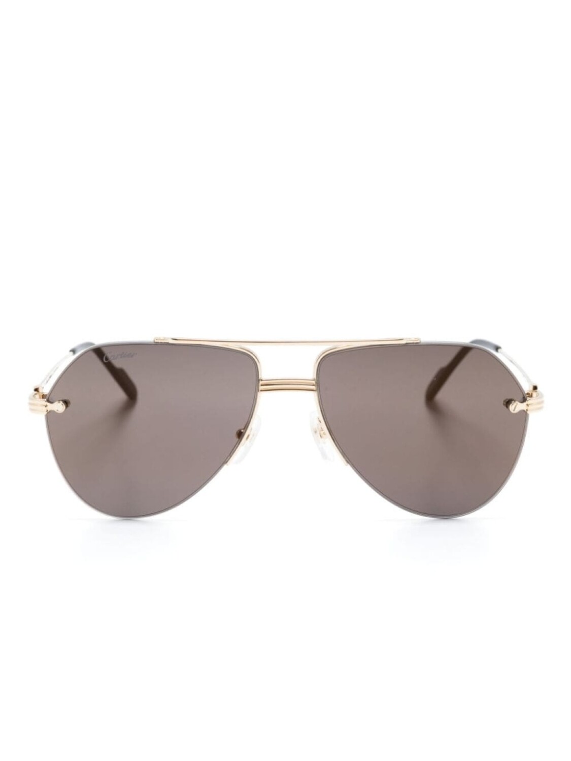 

Cartier Eyewear солнцезащитные очки-пилоты Première de Cartier, золотистый