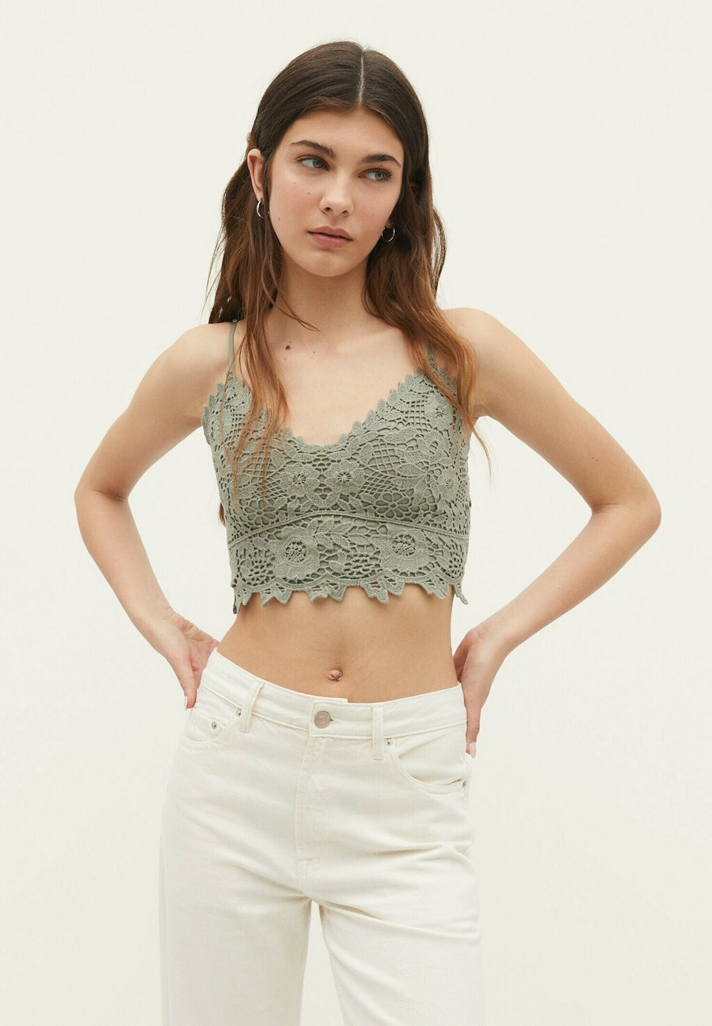 

Топ Stradivarius, зеленый